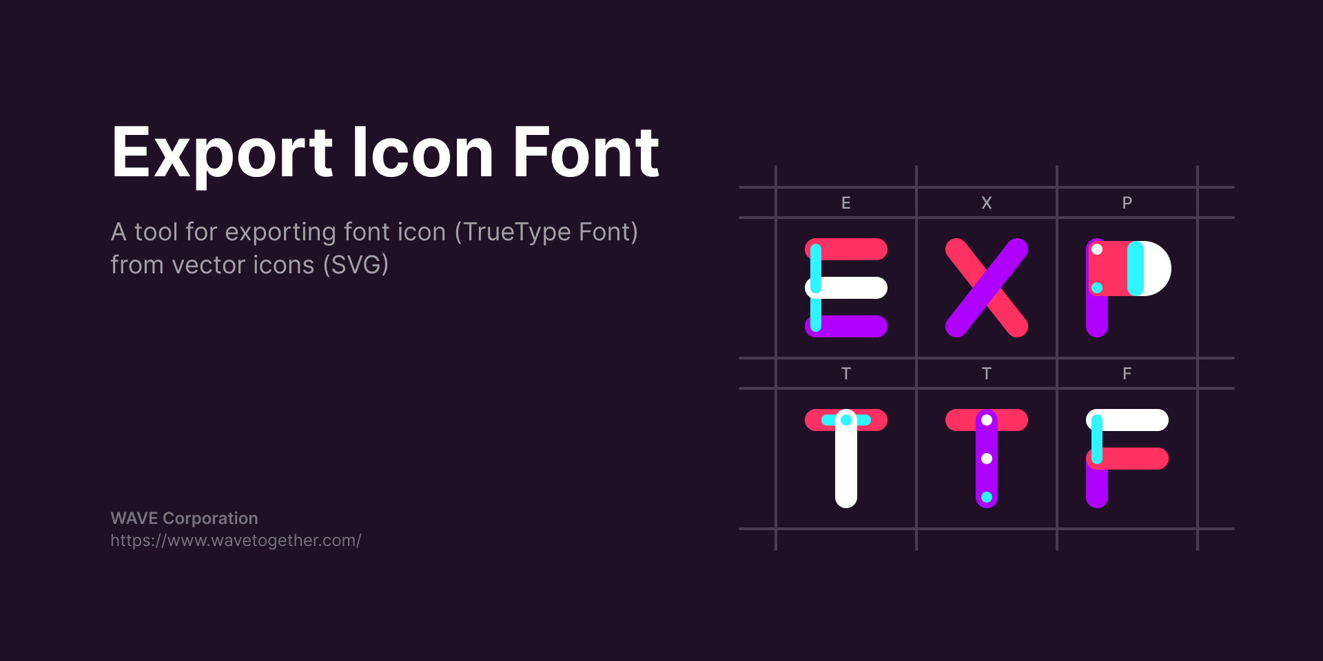 Export Icon Font